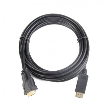 HDMI to DVI male-male cable with gold-plated connectors, 1.8m