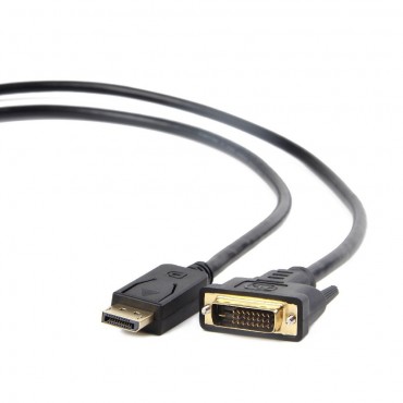 HDMI to DVI male-male cable with gold-plated connectors, 1.8m