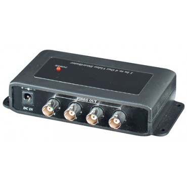 1 x 4 CVBS Video Distributor