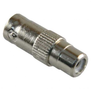 Connector - BNC female - RCA female - 28 mm (D) - 10 mm (W) - 5 g