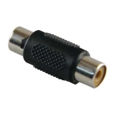 Connector - RCA female - RCA female - 31 mm (D) - 11 mm (W) - 3 g