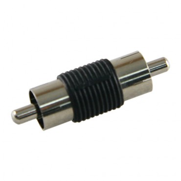 Connector - RCA male - RCA male - 34 mm (D) - 9 mm (W) - 5 g