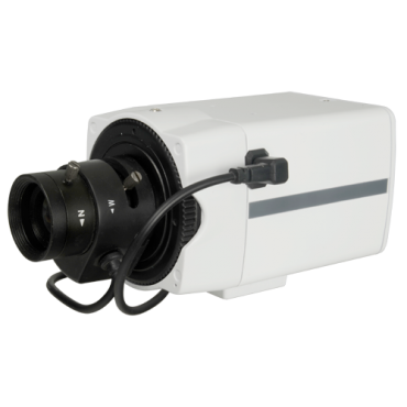 Box Camera HDTVI, HDCVI, AHD & Analogue - 1080p (25 fps) - 1/3" Panasonic© 2.0 Megapixel CMOS - Supports manual lenses and DC - Minimum illumination 0.01 Lux - Remote OSD menu with real WDR
