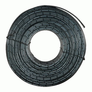Bobbin of cable of 100 meters - Black and red color - Parallel DC - 2 x 0.75 mm - CCA interior conductor 11/0.3 mm - PVC insulation 2.5 mm