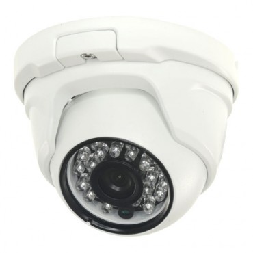 720p ECO Dome Camera - 4 in 1 (HDTVI / HDCVI / AHD / CVBS) - 1/3" 1.3 Mpx PAS5130 - 2.8 mm Lens - 18 IR SMD LEDs Bereik 20 m - Weersbestendig IP66