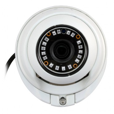 720p ECO Dome Camera - 4 in 1 (HDTVI / HDCVI / AHD / CVBS) - 1/3" 1.3 Mpx PAS5130 - 2.8 mm Lens - 18 IR SMD LEDs Range 20 m - Weatherproof IP66