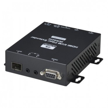 4K HDMI KVM USB/IR/RS232 Fiber Optic Extender, Package include 2 x SFP+ 10G 2KM  Single Mode Fiber Module