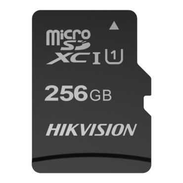 Hikvision Memory Card - Capacity 256 GB - Class 10 U1 - To 300 writing cycles - FAT32 - Ideal for mobiles, tablets, etc