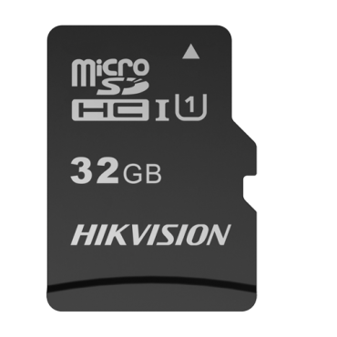 Hikvision Memory Card - Capacity 32 GB - Class 10 U1 - To 300 writing cycles - FAT32 - Ideal for mobiles, tablets, etc