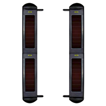 Solar infrared barrier detector - Completely wireless | 4 beams - Signal range up to 1000m - Max distance. 100m of detection - Automatic regulation against interference - Power 3.3V internal battery