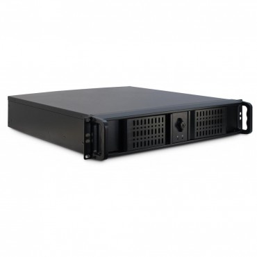 IPC-2U-2098-SK: 19" Server Case - black - 2U - for Mini ITX, μATX - Dimensions (h/w/d) 89 x 485 x 505mm