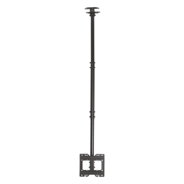 VESA monitor bracket - For roof or inclined surfaces - Base/stand tilt and rotation - Extensible from 720 mm to 1590 mm - Maximum load 50 Kg - Approximately 23"~ 43" screens.