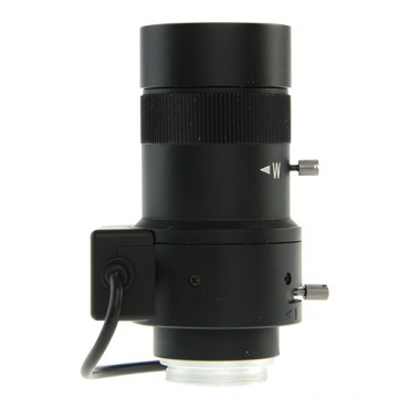 5-100 mm Varifocal - 1/3" - F1.6 - Direct Drive Iris (DC) - CS screw - Suitable for use with IR (IR correction) - 1.3 Mega Pixel Quality