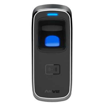 ANVIZ autonomous biometric reader - Fingerprints and EM - 3.000 recordings / 50.000 records - WiFi, Bluetooth, TCP/IP, RS485, miniUSB, Wiegand 26 - Integrated controller - Suitable for outdoor use - anti-vandal