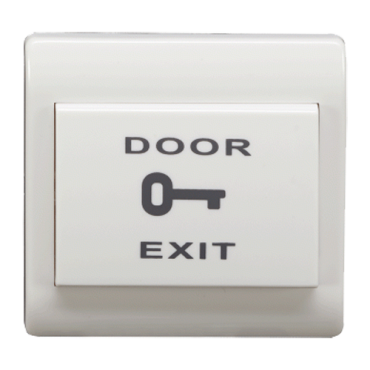 PBK-812D: Door release button - Double function: NO/NC - Flush mountable - Size 88x88x20 mm - Professional use - Manufactured from plastic
