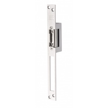 Electrical doorstrike - 12-24VDC Fail Safe - mortice - 3250N holdingforce - with long frontplate