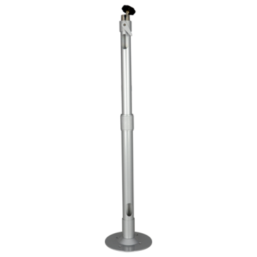 Support for camera - Extensible 39.5~59.5 cm - Rotation swivel 360º - Hollow cable passage section - Maximum load 10 Kg - Base diameter 12 cm - Silver