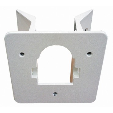 Corner mounting bracket, Suitable for outdoor use, Aluminium Alloy, White color