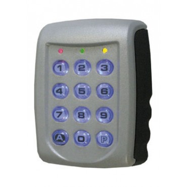 ABS housing, polycarbonate keys, surface mounting, 12V AC/DC, IP65