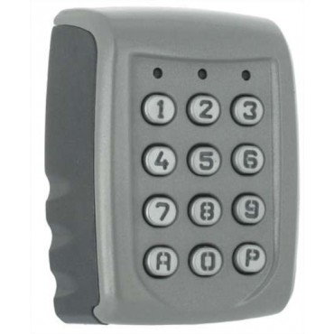 Standalone Keypad | 2 Relay | 60 codes | Metal Keys | GREY ABS Case