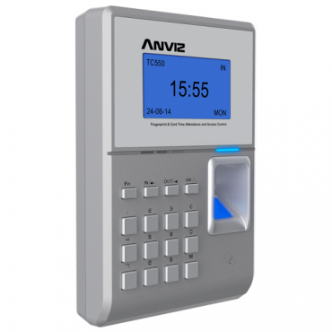 Access Control and Presence Terminal, fingerprints, RFID Card and keyboard, 2000 recordings / 50000 records, TCP / IP, USB, USB Flash, Wiegand, relay, 8 presence Control Modes, Software CrossChex