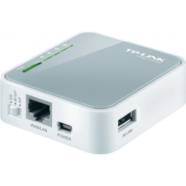 TL-MR3020 : TP-LINK, Portable Wifi Router 3G/4G, Ethernet Connections, USB, 3G/4G USB Sticks & WiFi, Can be connected to an IP device, 150 Mbps max