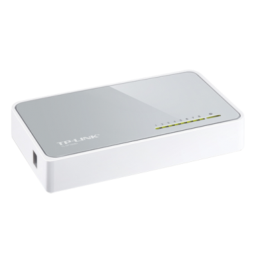 TP-LINK, Desktop Switch, 8 RJ45-poorten, Snelheid 10/100 Mbps, Plug & Play, Energiebesparende technologie