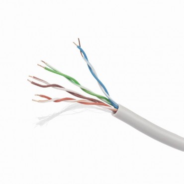 Cat 6 Cable, U/UTP, PVC, 4 Pair, AWG 23, Indoor CPR Eca (Belden 7965E)