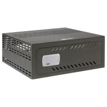 Safe for DVR - CCTV specific | 19" rack mountable - For DVR of 1U rack - Mechanical lock - With ventilation and cable passage - Quality and resistance
