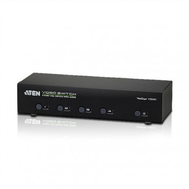 VGA Switch 4 Ports, Audio, RS232 
