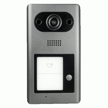 Video-intercom IP - 2Mpx groothoekcamera - Tweeweg audio | Belknop - Mobiele app voor bewaking op afstand - Roestvrij staal, vandaalbestendig - Opbouwmontage