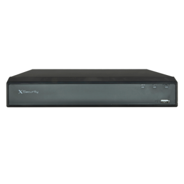 DVR 5n1 X-Security - 4 CH HDTVI / HDCVI / AHD / CVBS / 4+1 IP - 1080N/720P (25FPS) | H.265 - Alarms and Audio All-over-Coax - Full HD HDMI and VGA Output - Supports 1 hard disk