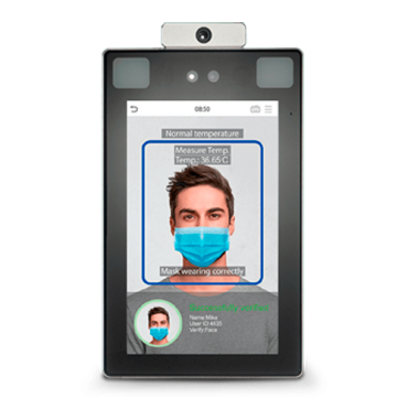 ZK-PROFACEX-TD: ZKTeco Access Control - Detection of fever and mask - Face and palm recognition - 30.000 faces, 200.000 registrations - TCP/IP | Presence Modes - BioSecurity Software