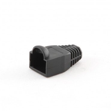 Grommet/sleeve for RJ45 plug, black - 100 units