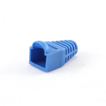 Tule/huls voor RJ45 stekker, blauw - 100 unit