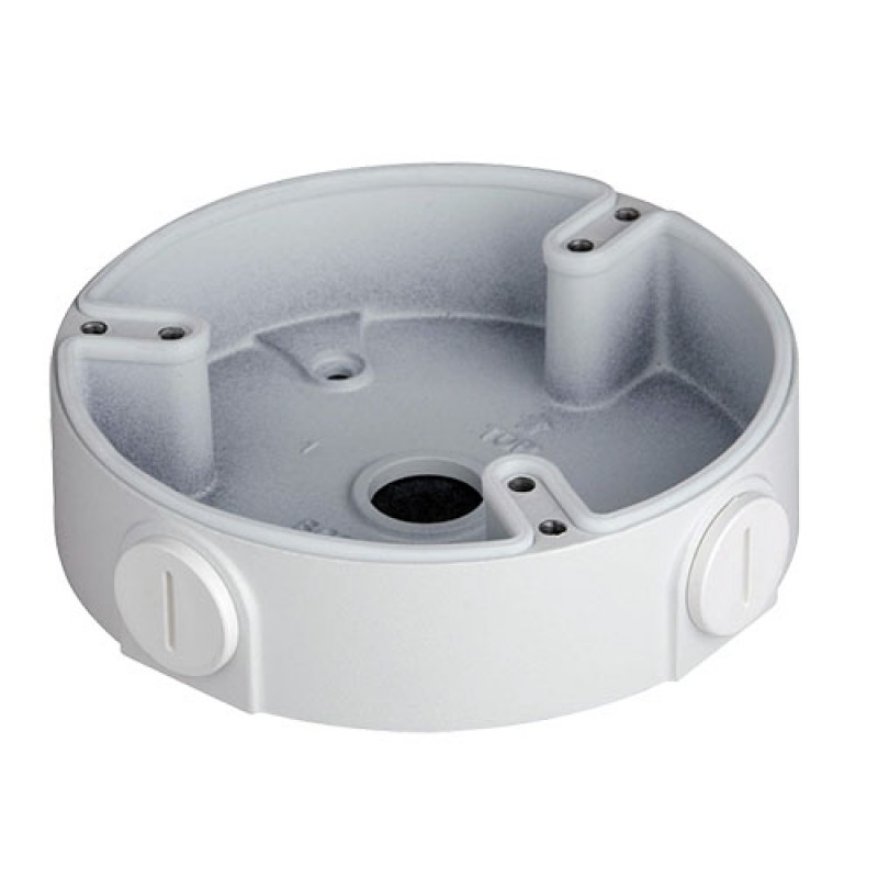 PFA137 : X-Security, Connections Box, For dome cameras, Suitable for outdoor use, Wall or ceiling installation, White color