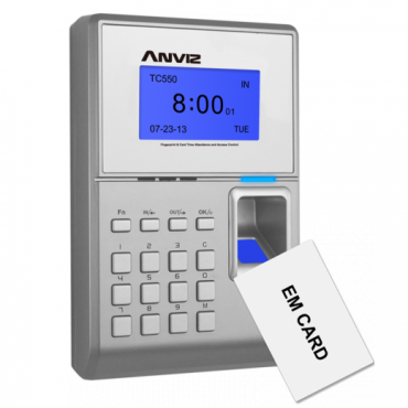 Access Control and Presence Terminal, fingerprints, RFID Card and keyboard, 2000 recordings / 50000 records, TCP / IP, USB, USB Flash, Wiegand, relay, 8 presence Control Modes, Software CrossChex