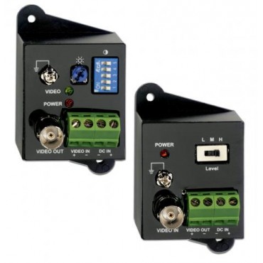 CVBS 1,5 KM UTP Video Actieve Transceivers: TTA111VT Actieve TX + TTA111VR Actieve RX