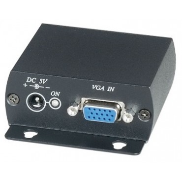 VE02: CAT5 VGA 1 in 2 out Distributor ( VD102-T+TTA111VGA-R)   300M